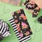 Floral &#x26; Black Striped Tissue Papers by Celebrate It&#x2122;